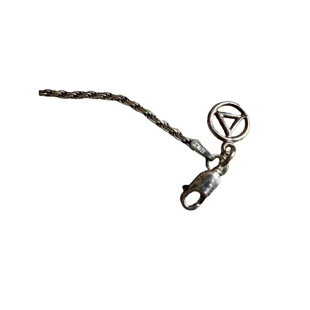 Sterling silver 925 small rope bracelet